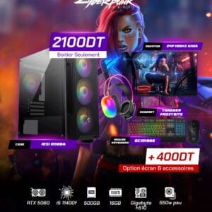 Full Setup – Cyberpunk 2077 Edition | i5 11400F | RTX 5060 | 16GB DDR4 | 500GB SSD