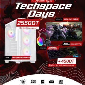 Full Setup – Techspace Days Edition | Ryzen 7 5700X | RTX 5060 | 16GB DDR4 | 500GB SSD