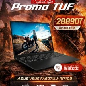 ASUS TUF V3607VJ | Intel Core 7-240H | RTX 3050 6GB | 8GB Ram | 512GB NVMe