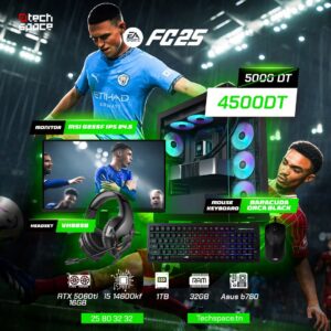 Full Setup – FC25 Edition | NVIDIA RTX 5070 Ti 16Gb | i5-14600KF | 32GB DDR4 | 1TB SSD | MSI G255F IPS 24.5"