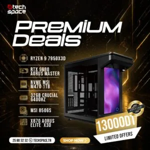 Pc Gamer - Premium Deals | AMD Ryzen 9 7950X3D | RTX 5080 Aorus Master | 32GB DDR5 | 1TB NVMe