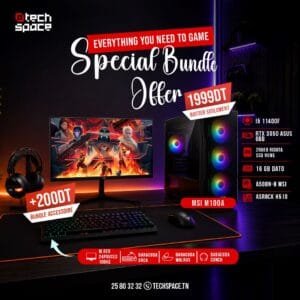 Full Setup – OFFRE SAYEFI | Intel i5 11400F | RTX 3050 ASUS 6GB | 16GB DATO | NVMe 256GB
