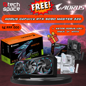 OFFRE AORUS : AORUS GeForce RTX 5090 MASTER 32G + X870E AORUS X3D GRATUITE 🎁​