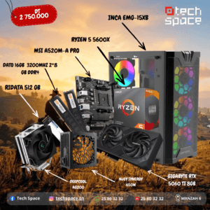 RYZEN 5 5600X | RTX 5060 TI 8GB | 16GB RAM | 512 GB