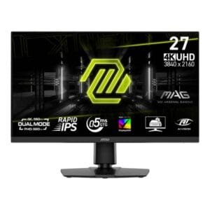 MSI MAG 272URDF E16 27" RAPID IPS | Dual Mode 4K / 160Hz | FHD 320Hz | 0.5 Ms | Ai Vision