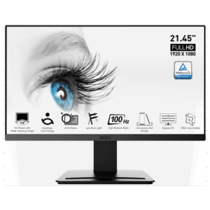 MSI 21.5" LED - PRO MP223 E2 FHD | 100 Hz | 1Ms
