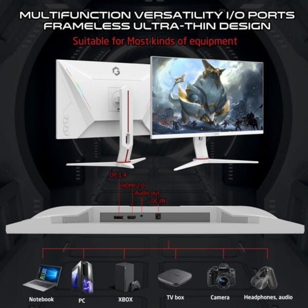 GAMEON 24.5" IPS 180 Hz - WHITE – Image 2
