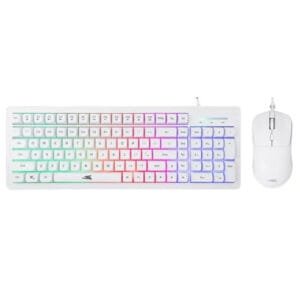 Pack Clavier Souris Baracuda Orca BGC-012 Blanc | Confort Ultime & Design Élégant