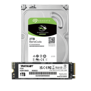 Pack Nvme 1Tb + HDD 2Tb