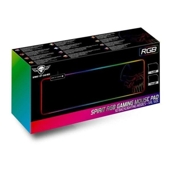 Spirit of Gamer Skull RGB Gaming Mouse Pad XXL
